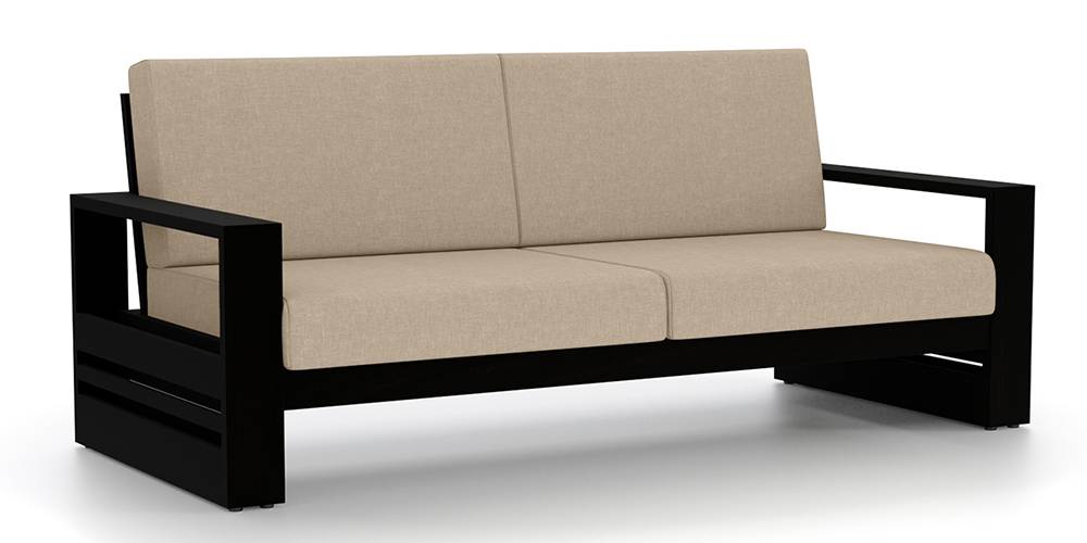 Savannah Wooden Sofa (Macadamia Brown)